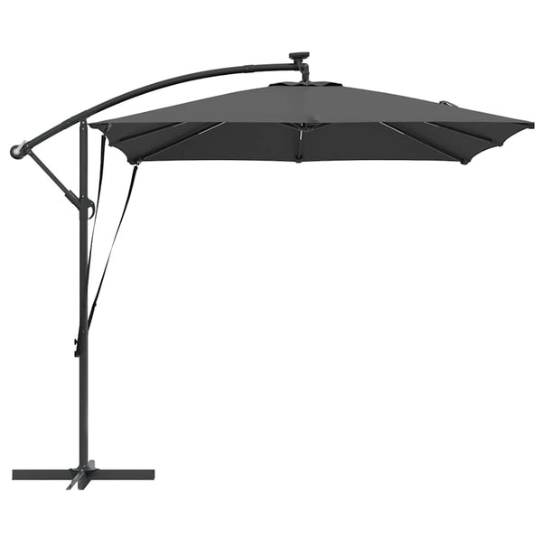LED Sonnenschirm Anthrazit 249x249 cm