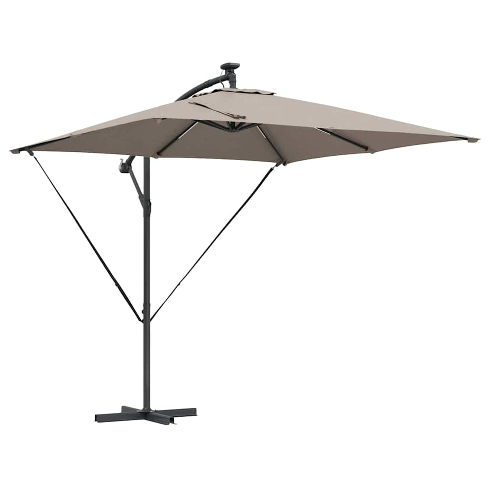 Taupe Sonnenschirm 249x249 cm