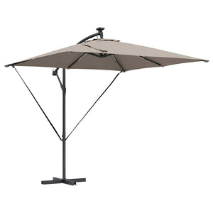 Taupe Sonnenschirm 249x249 cm