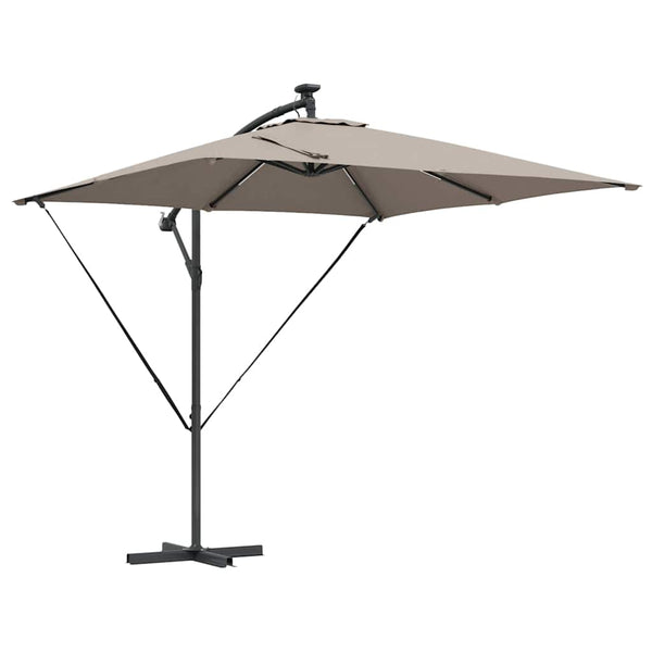 Taupe Sonnenschirm 249x249 cm