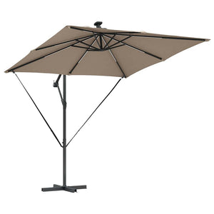 Taupe Sonnenschirm 249x249 cm