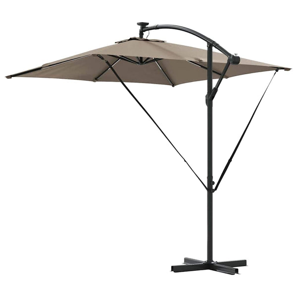 Taupe Sonnenschirm 249x249 cm