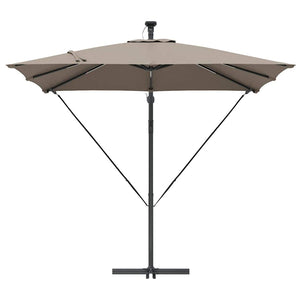 Taupe Sonnenschirm 249x249 cm