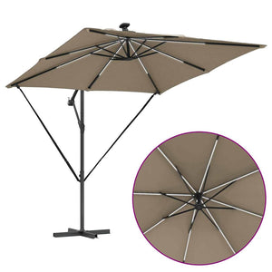 Taupe Sonnenschirm 249x249 cm