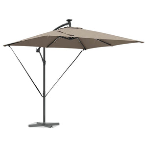 Taupe Sonnenschirm 249x249 cm