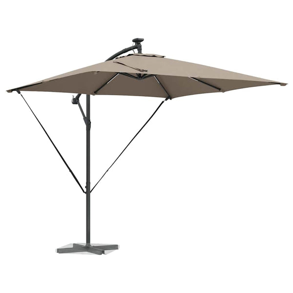 Taupe Sonnenschirm 249x249 cm