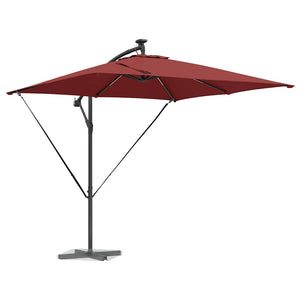 LED Sonnenschirm Terrakotta 249x249 cm