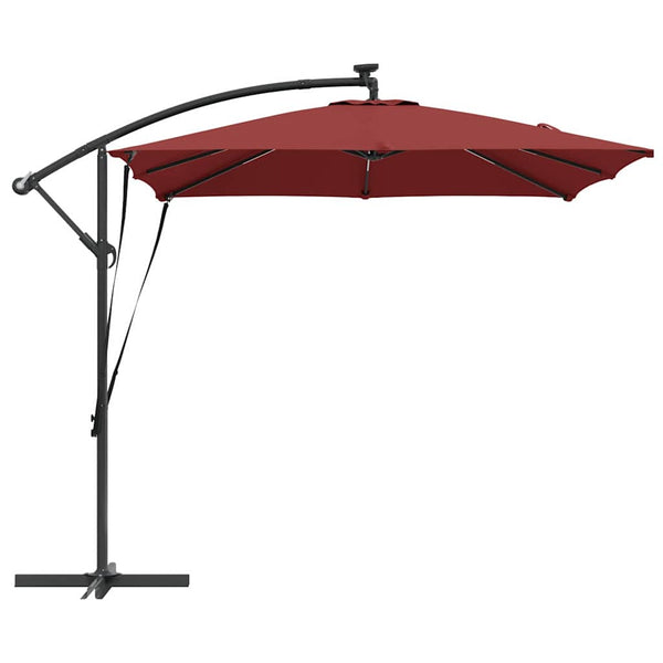 LED Sonnenschirm Terrakotta 249x249 cm