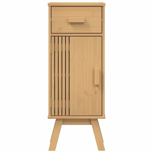 Badezimmermöbel Set Braun Kiefer Massivholz 3-teilig
