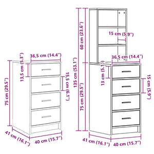 Schminktisch mit Spiegelbeleuchtung Grau