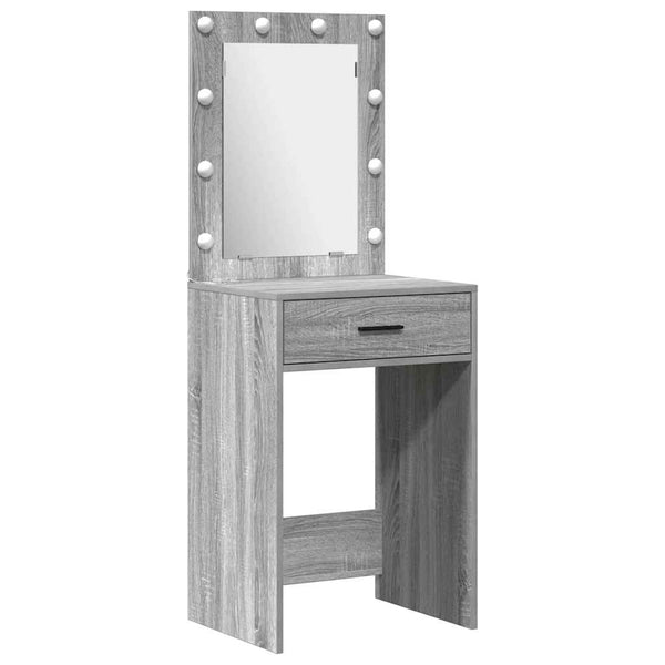 Schminktisch mit LED, Grau