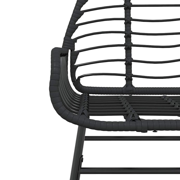 3-teiliges Garten Esszimmerset aus Polyrattan
