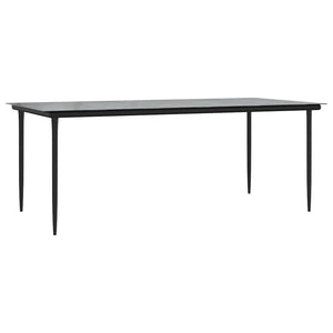 9-teilige Garten Essgruppe mit Kissen