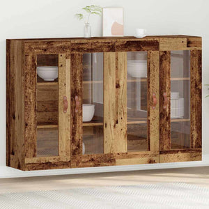 Wandschränke 2er Set Altholz 69,5x34x90cm