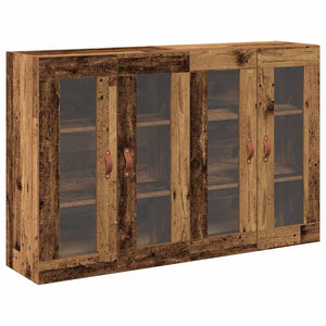 Wandschränke 2er Set Altholz 69,5x34x90cm