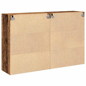 Wandschränke 2er Set Altholz 69,5x34x90cm