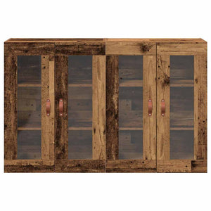 Wandschränke 2er Set Altholz 69,5x34x90cm