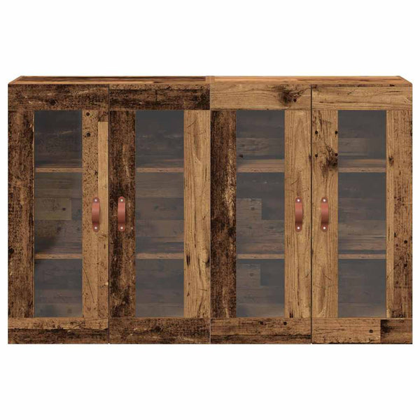 Wandschränke 2er Set Altholz 69,5x34x90cm