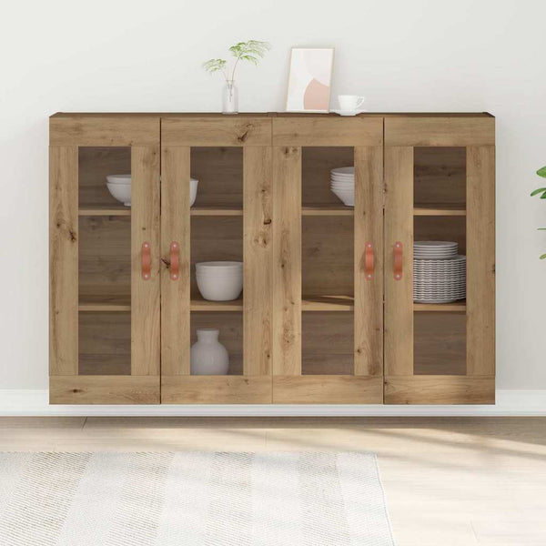 Wandschränke 2er Set Artisan Eiche 69,5x34x90 cm