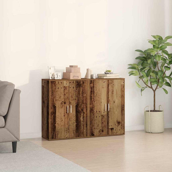 Sideboard 2er Set Altholz 60x31x84cm