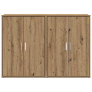 Sideboard 2er-Set Artisan Eiche 60x31x84 cm