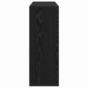 Schwarzes Sideboard Eichen-Optik, 2er-Set