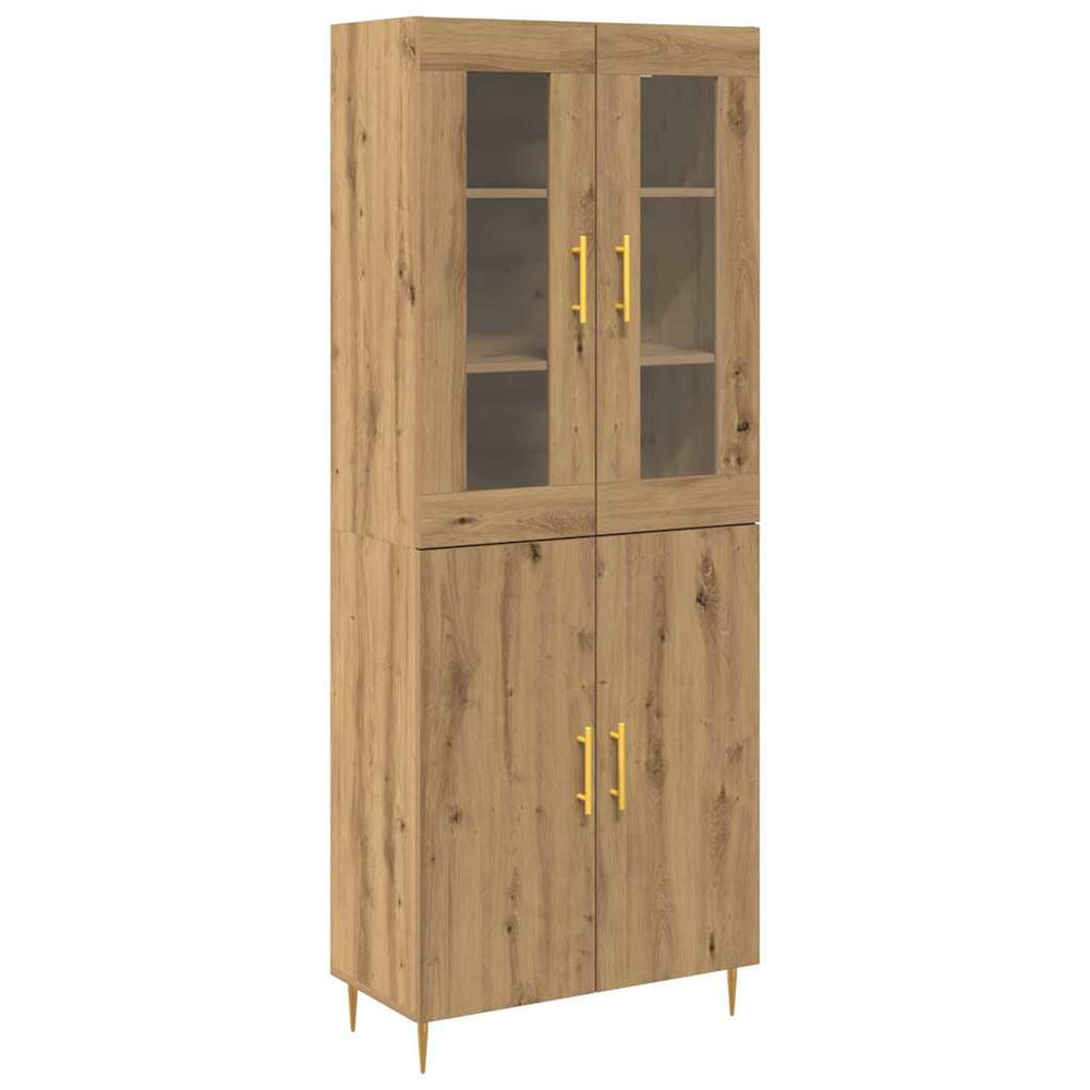 Highboard 2er-Set Artisan Eiche