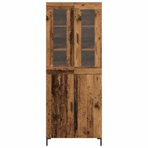 Highboard 2er Set Altholz 180 cm