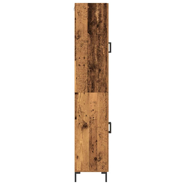 Highboard 2er Set Altholz 180 cm