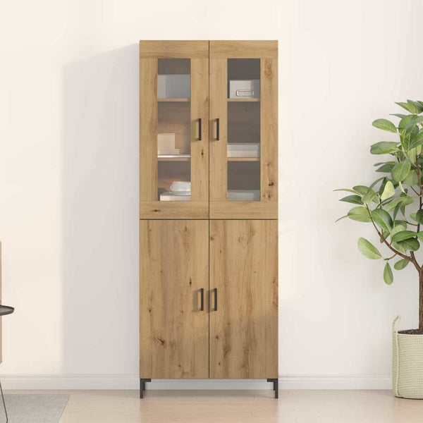 Highboard 2er Set Artisan Eiche