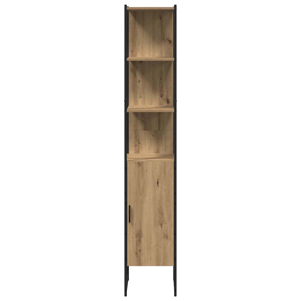 Badezimmer Waschbeckenunterschrank mit Regal Braun
