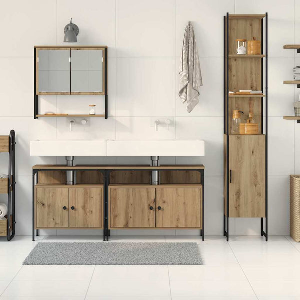Badezimmermöbel Set Artisan-Eiche, 4-teilig
