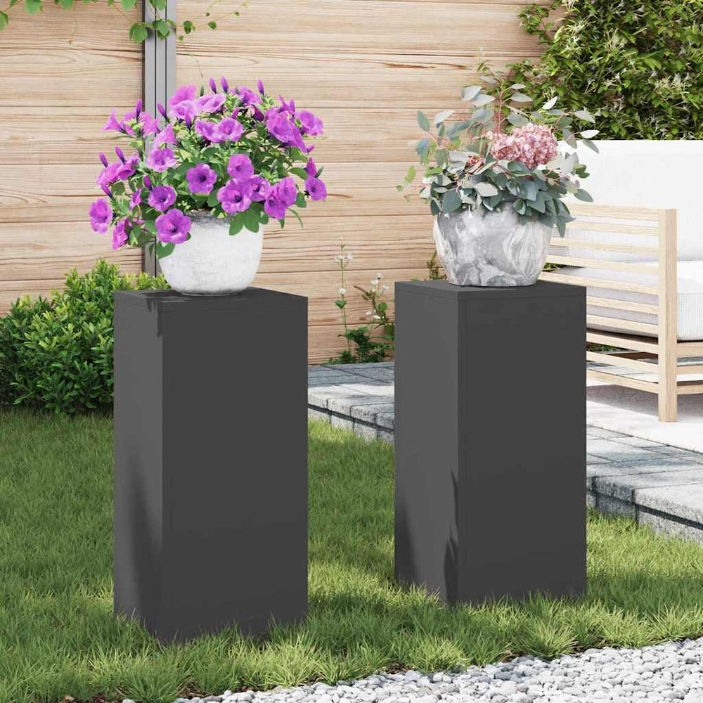 Pflanzenständer 2er Set Schwarz 55cm