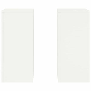 Pflanzenständer Set, 2er-Pack, Weiß, Stahl