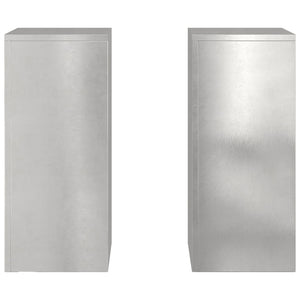 Pflanzenständer 2er Set Silber Edelstahl