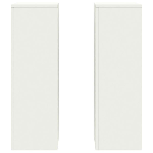 Pflanzenständer 2er Set Weiß 75cm