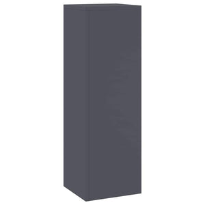 vidaXL Supports de plantes 2 pcs Anthracite 24 x 24 x 75 cm Acier
