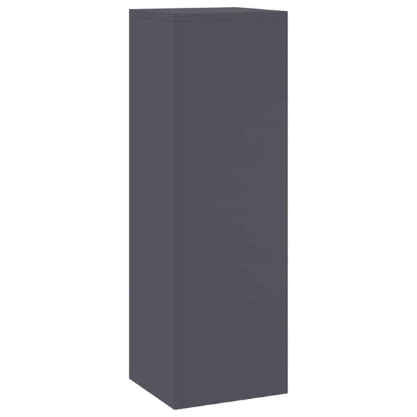 vidaXL Supports de plantes 2 pcs Anthracite 24 x 24 x 75 cm Acier