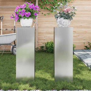Pflanzenständer Set Silber Verzinkt 75cm