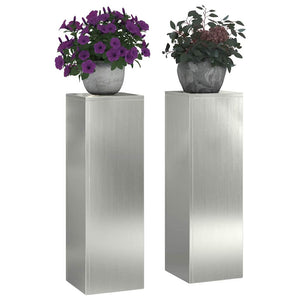 Pflanzenständer Set Silber Verzinkt 75cm