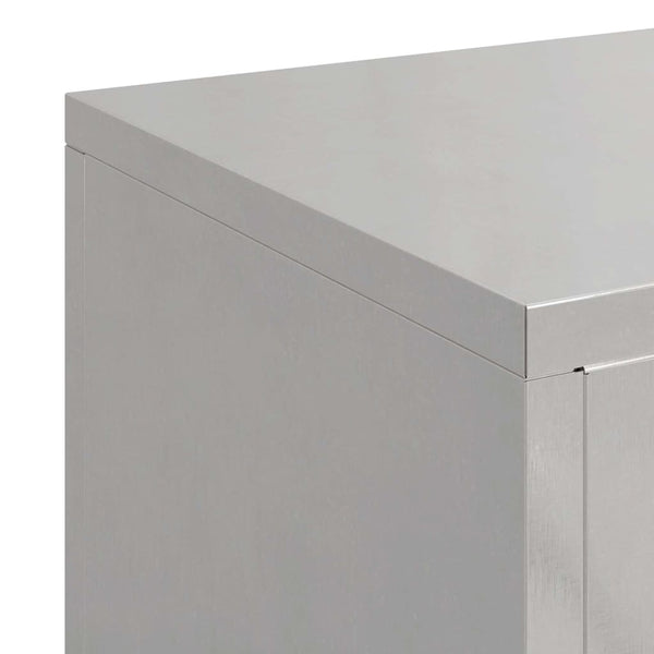 Pflanzenständer Set, 3-teilig, Edelstahl Silber