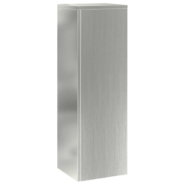 vidaXL Supports à plantes 3 pcs Acier galvanisé Argenté