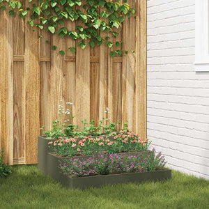 Oliven Grünes Garten-Pflanzgefäß 90x90x35cm