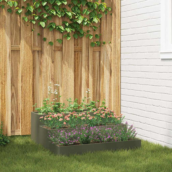 Oliven Grünes Garten-Pflanzgefäß 90x90x35cm