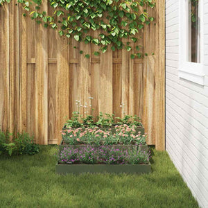 Oliven Grünes Garten-Pflanzgefäß 90x90x35cm