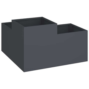 Anthrazitfarbener Gartenblumentopf 80x80 cm