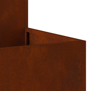 Rostiger Gartenblumentopf 100x100 cm
