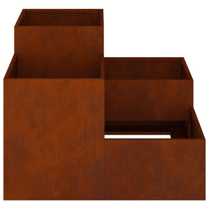Rostiger Gartenblumentopf 80x80x60cm