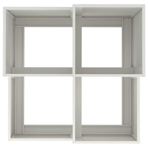Weißer Gartenblumentopf Stahl 100x100x60cm