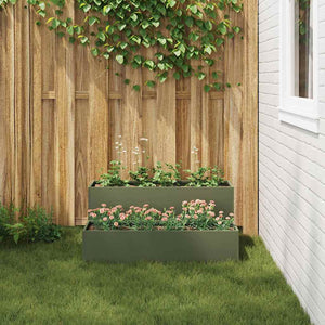 Oliven Grünes Garten Pflanzgefäß 100x60x45cm